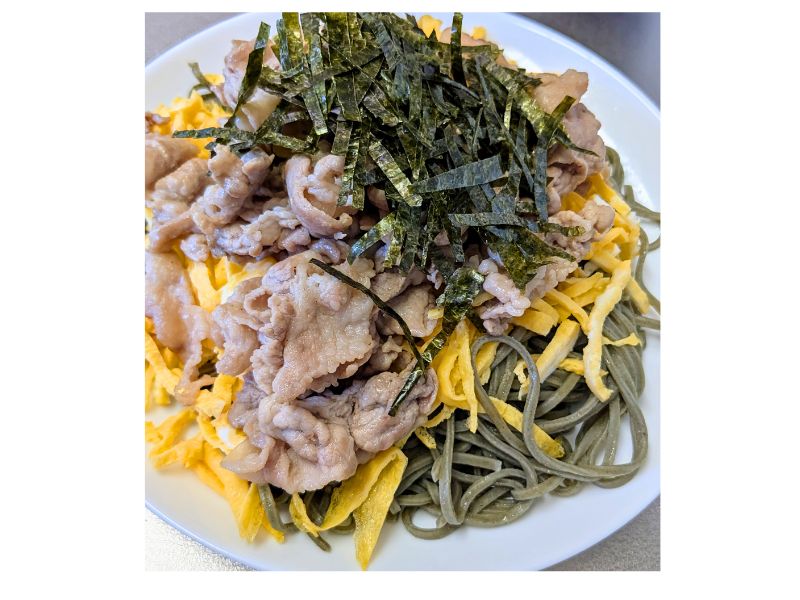 アレンジ？瓦そば出来上がり！