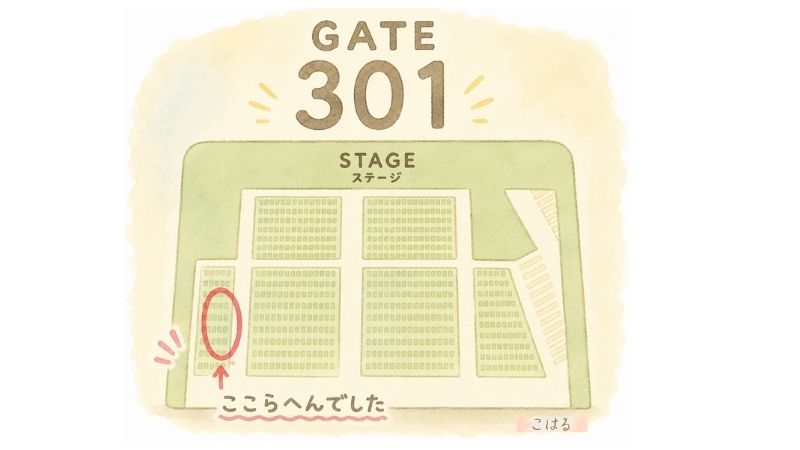 Kアリーナ横浜レベル3座席からの見え方イメージ